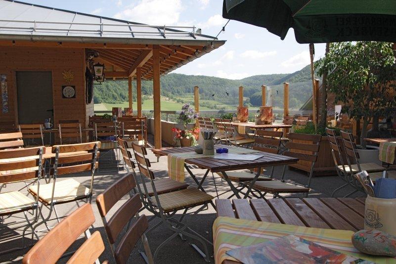 Akzent Hotel Hoehenblick Muehlhausen im Taele Restaurant photo